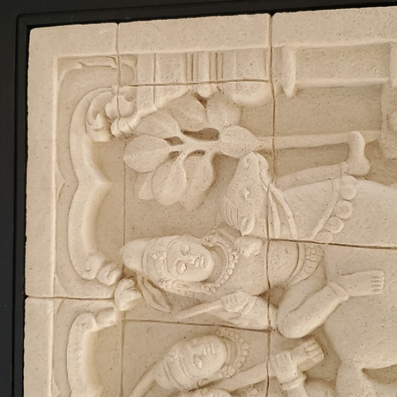 Borobudur Temple (Central Java, Indonesia) Relief Panel, Large - Picture 4 of 11